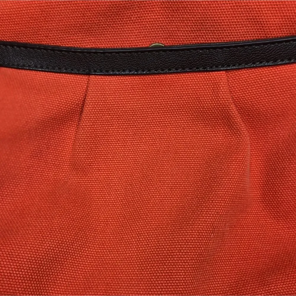 SIMPLY VERA Vera Wang Orange and Brown Women's Handbag